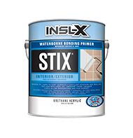 Sierra Pro Paint & Décor Center, LLC Stix Waterborne Bonding Primer is a premium-quality, acrylic-urethane primer-sealer with unparalleled adhesion to the most challenging surfaces, including glossy tile, PVC, vinyl, plastic, glass, glazed block, glossy paint, pre-coated siding, fiberglass, and galvanized metals.

Bonds to "hard-to-coat" surfaces
Cures in temperatures as low as 35° F (1.57° C)
Creates an extremely hard film
Excellent enamel holdout
Can be top coated with almost any productboom